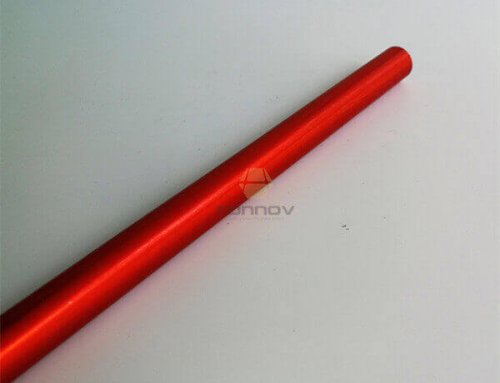 Red Anodized Aluminum Tube